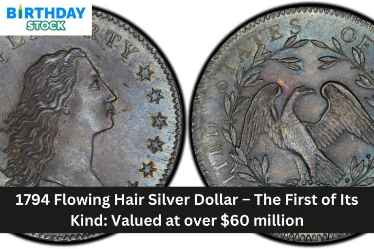 1794 Flowing Hair Silver Dollar The First Of Its Kind Valued At Over