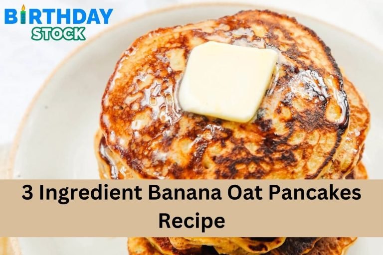 3 Ingredient Banana Oat Pancakes Recipe