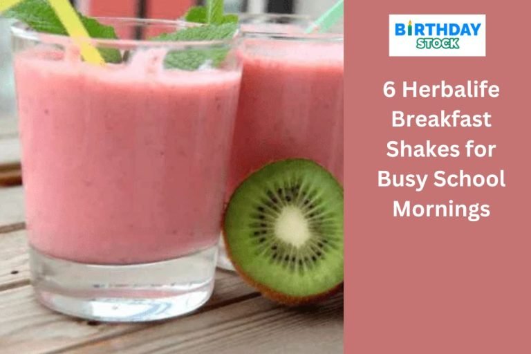 6 Herbalife Breakfast Shakes for Busy School Mornings 