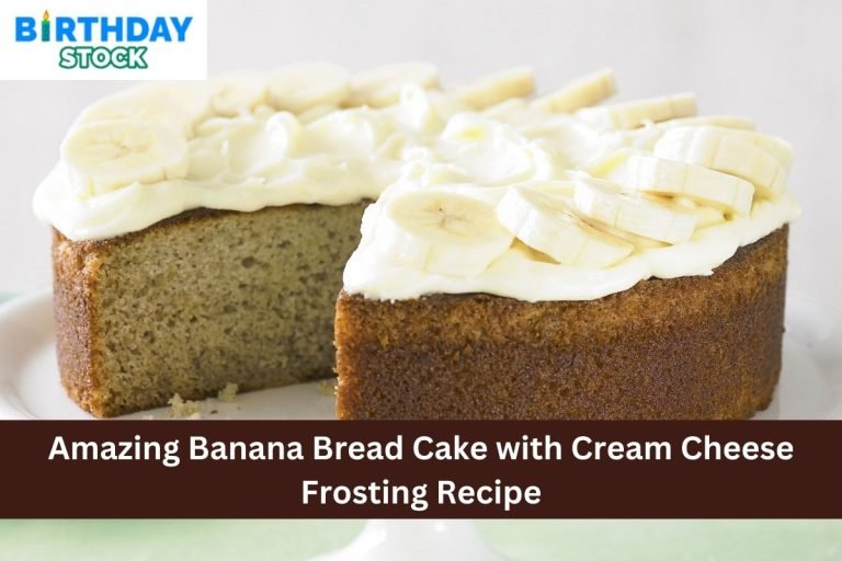 Amazing Banana Bread Cake with Cream Cheese Frosting Recipe