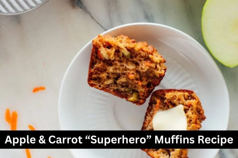 Apple & Carrot “Superhero” Muffins Recipe