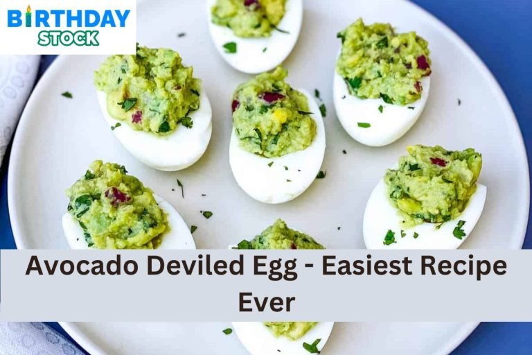 Avocado Deviled Egg - Easiest Recipe Ever