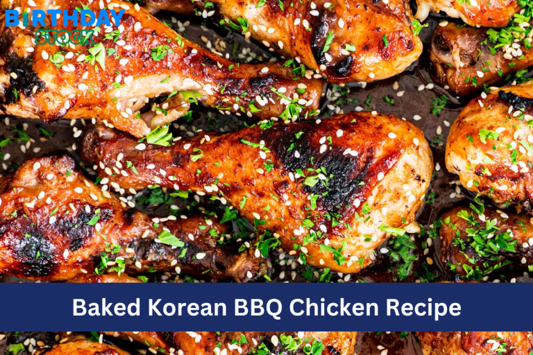 Baked Korean BBQ Chicken Recipe