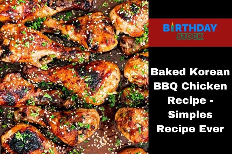 Baked Korean BBQ Chicken Recipe - Simples Recipe Ever