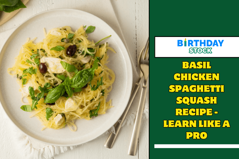 Basil Chicken Spaghetti Squash Recipe - Learn like a Pro