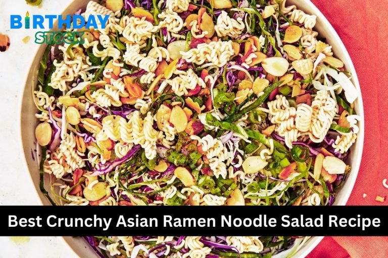 Best Crunchy Asian Ramen Noodle Salad Recipe