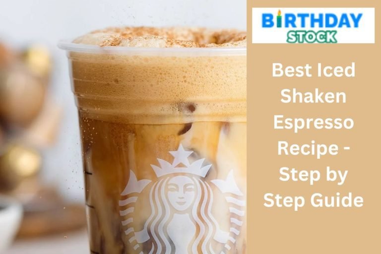 Best Iced Shaken Espresso Recipe - Step by Step Guide