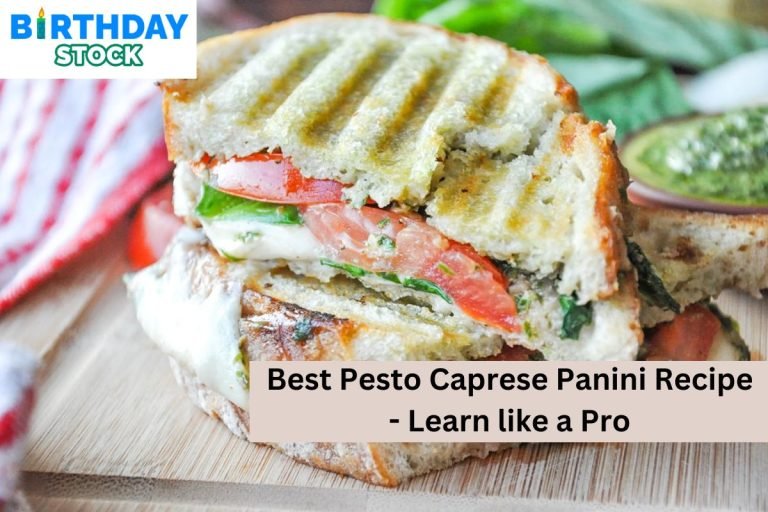 Best Pesto Caprese Panini Recipe - Learn like a Pro
