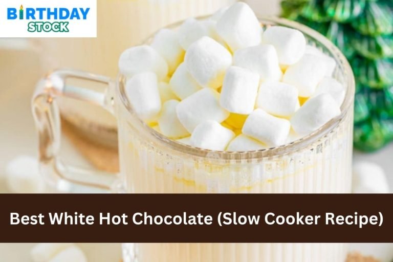 Best White Hot Chocolate (Slow Cooker Recipe)