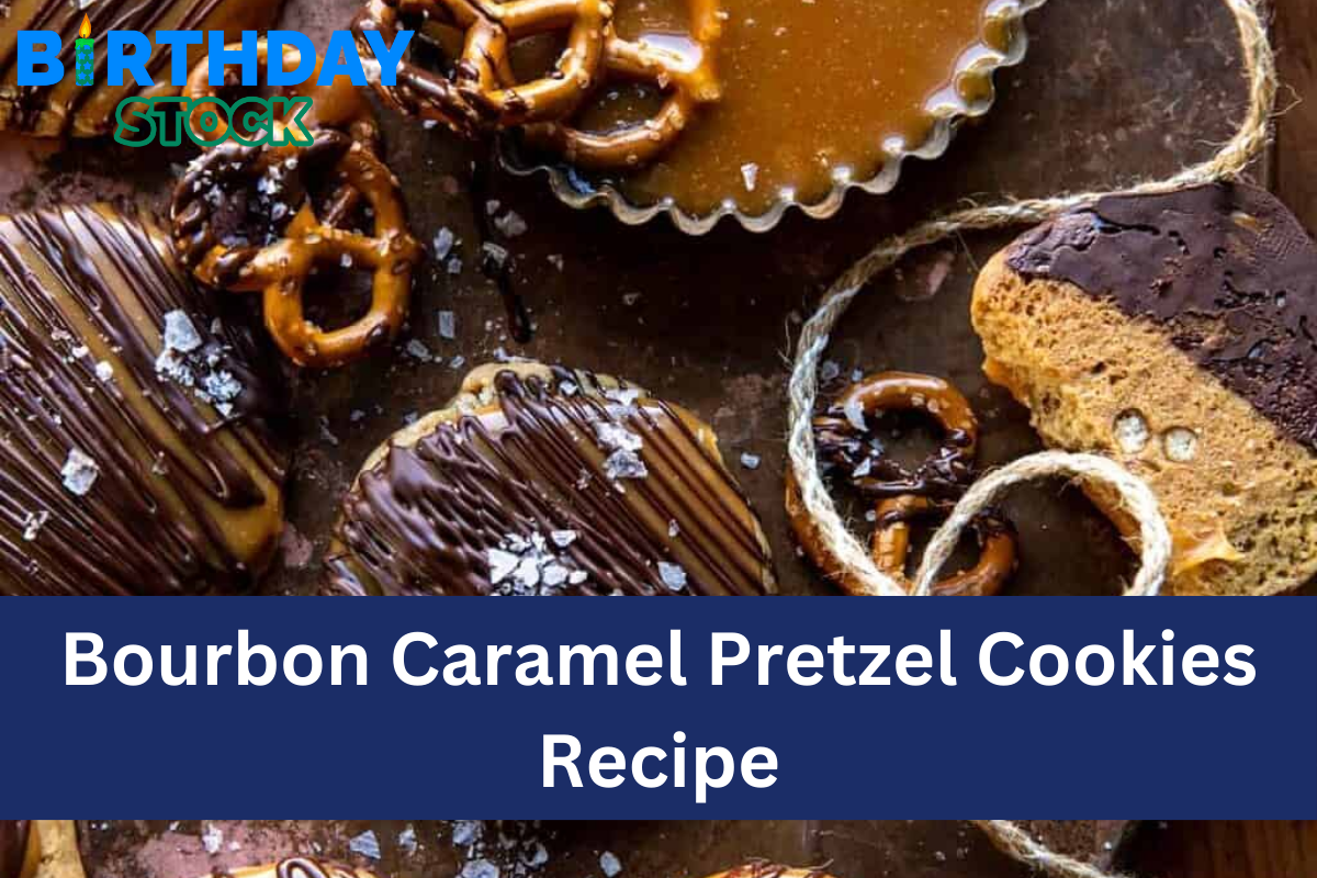 Bourbon Caramel Pretzel Cookies Recipe