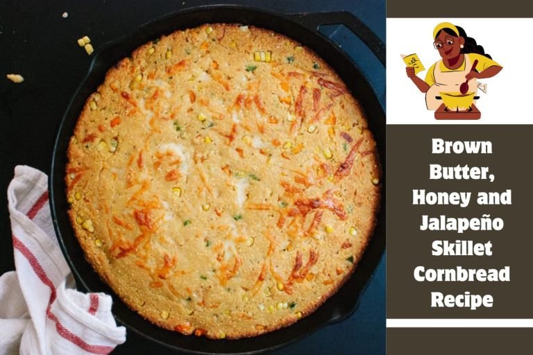 Brown Butter, Honey and Jalapeño Skillet Cornbread Recipe