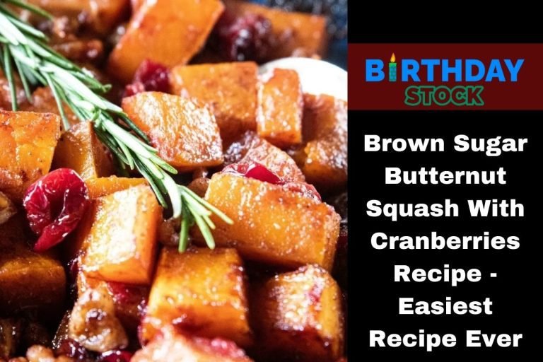Brown Sugar Butternut Squash With Cranberries Recipe - Easiest Recipe Ever