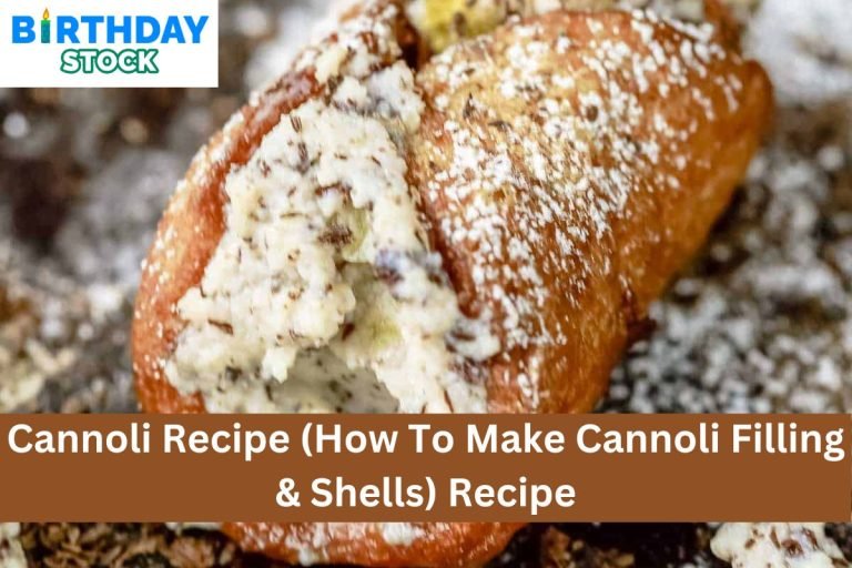 Cannoli Recipe (How To Make Cannoli Filling & Shells) Recipe
