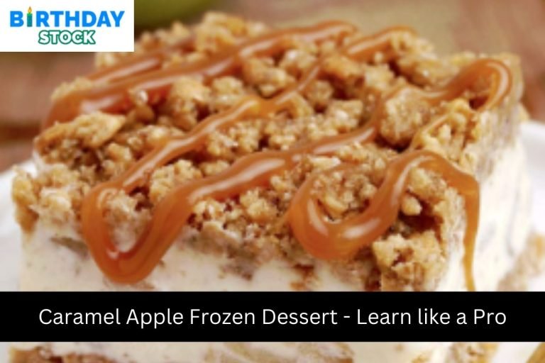 Caramel Apple Frozen Dessert - Learn like a Pro