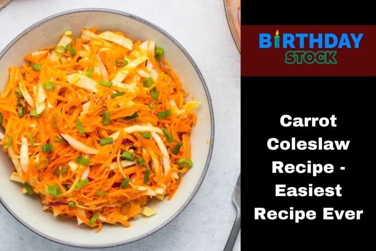 Carrot Coleslaw Recipe - Easiest Recipe Ever