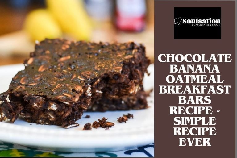Chocolate Banana Oatmeal Breakfast Bars Recipe - Simple Recipe Ever