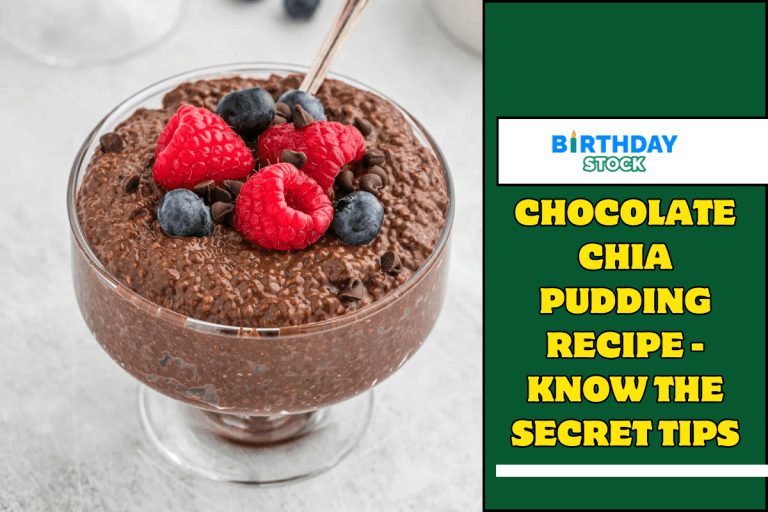 Chocolate Chia Pudding Recipe - Know the Secret Tips