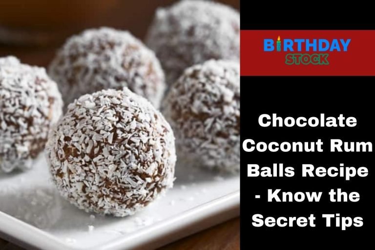 Chocolate Coconut Rum Balls Recipe - Know the Secret Tips