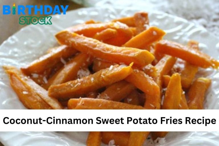 Coconut-Cinnamon Sweet Potato Fries Recipe