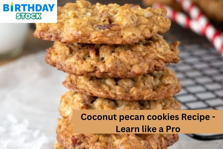 Coconut pecan cookies Recipe - Learn like a Pro
