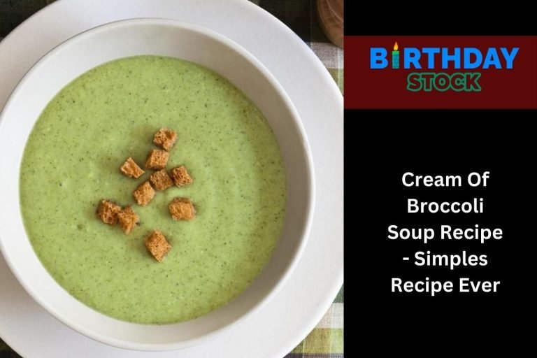 Cream Of Broccoli Soup Recipe - Simples Recipe Ever (