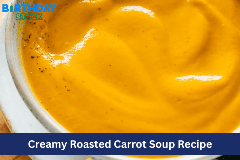 Creamy Roasted Carrot Soup Recipe