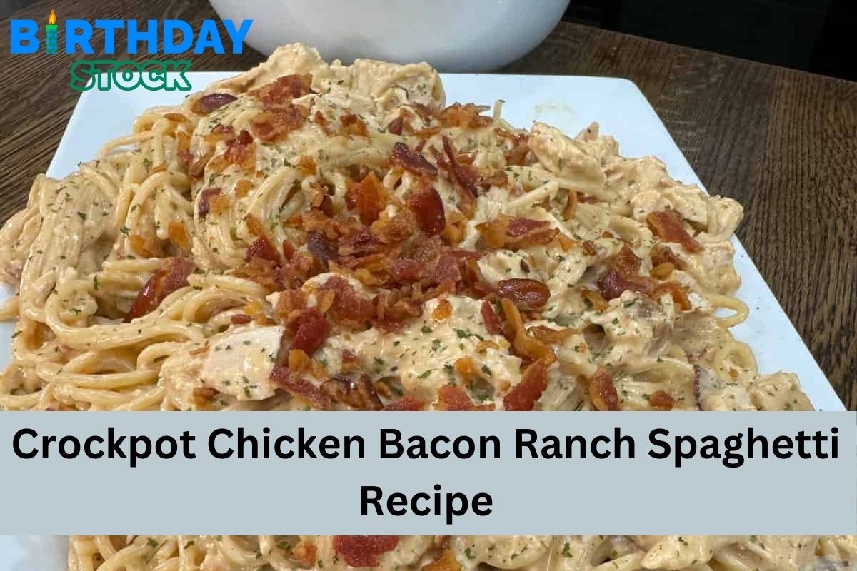 Crockpot Chicken Bacon Ranch Spaghetti Recipe