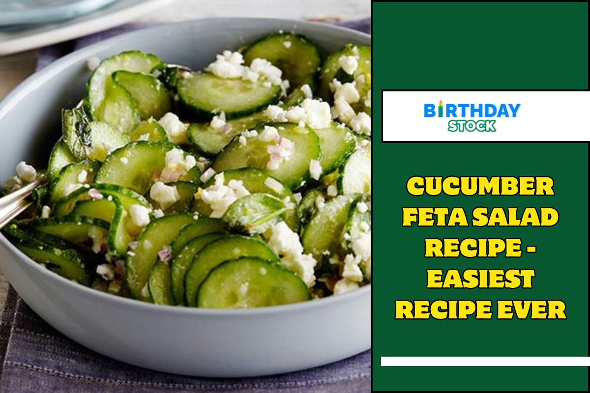 Cucumber Feta Salad Recipe - Easiest Recipe Ever