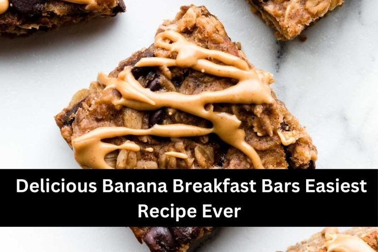 Delicious Banana Breakfast Bars Easiest Recipe Ever