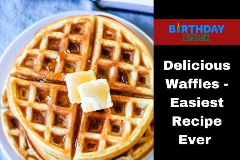 Delicious Waffles - Easiest Recipe Ever