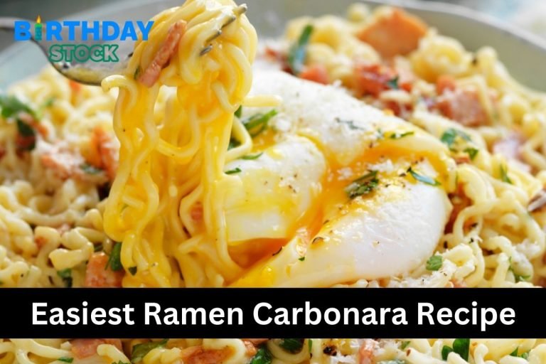 Easiest Ramen Carbonara Recipe