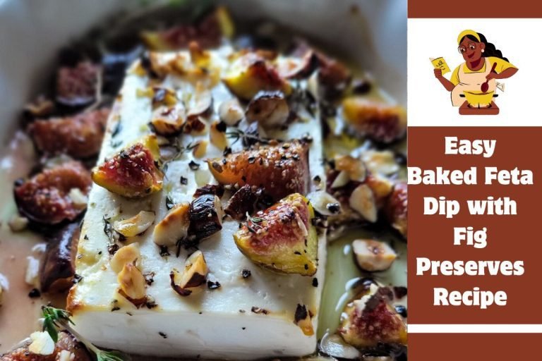 Easy Baked Feta Dip with Fig Preserves Recipe