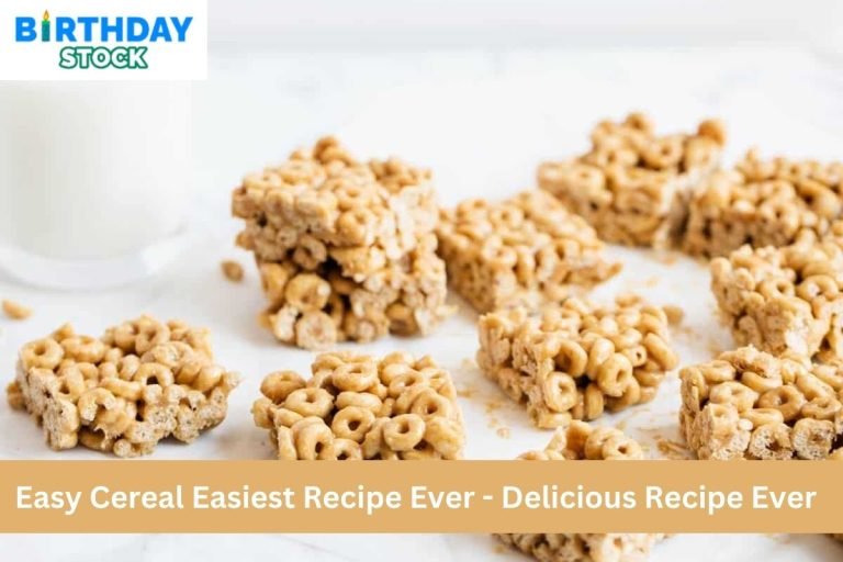 Easy Cereal Easiest Recipe Ever - Delicious Recipe Ever