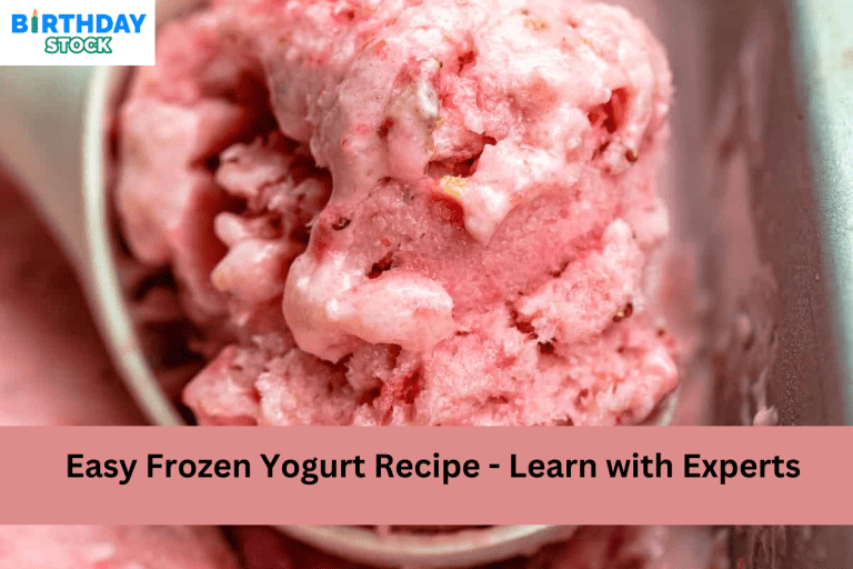 Easy Frozen Yogurt Recipe - Learn with Experts