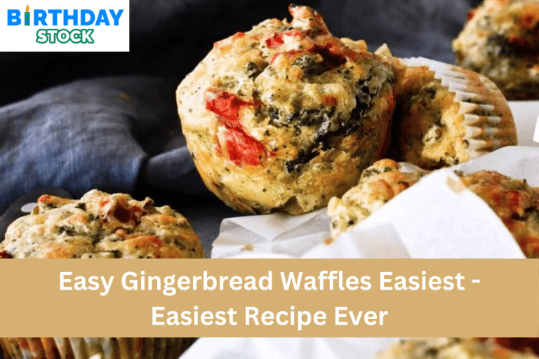 Easy Gingerbread Waffles Easiest - Easiest Recipe Ever