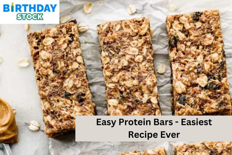 Easy Protein Bars - Easiest Recipe Ever