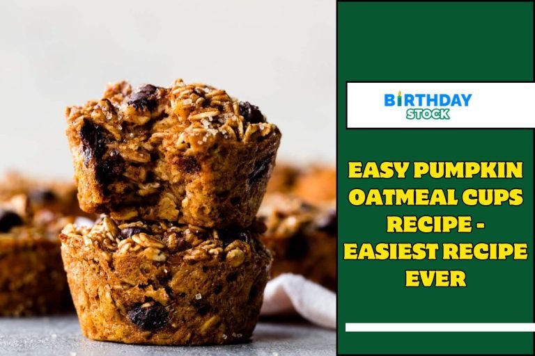 Easy Pumpkin Oatmeal Cups Recipe - Easiest Recipe Ever