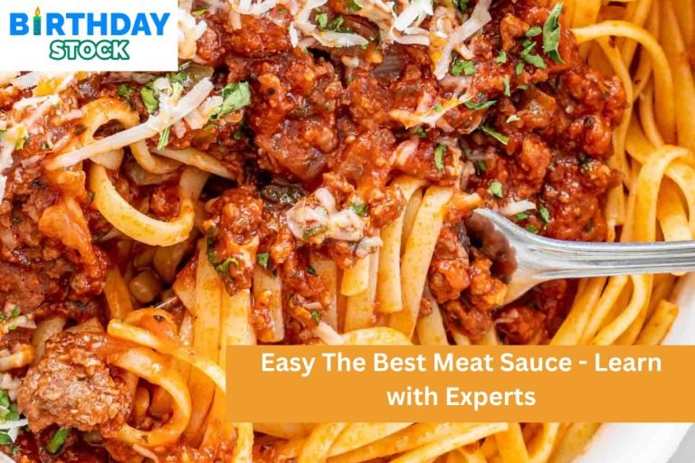 Easy The Best Meat Sauce - Learn with Experts