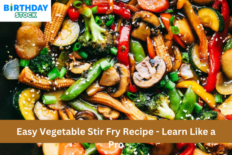 Easy Vegetable Stir Fry Recipe - Learn Like a Pro