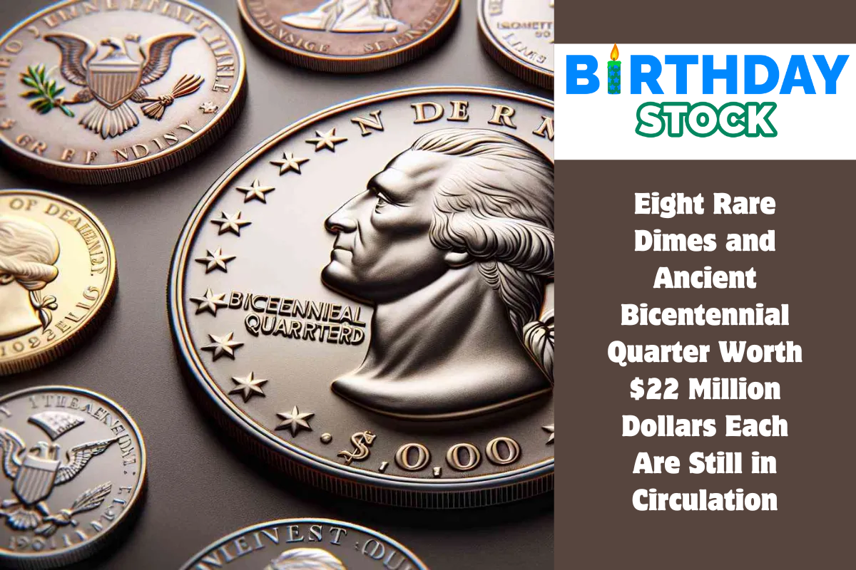 Eight Rare Dimes and Ancient Bicentennial Quarter Worth $22 Million Dollars Each Are Still in Circulation