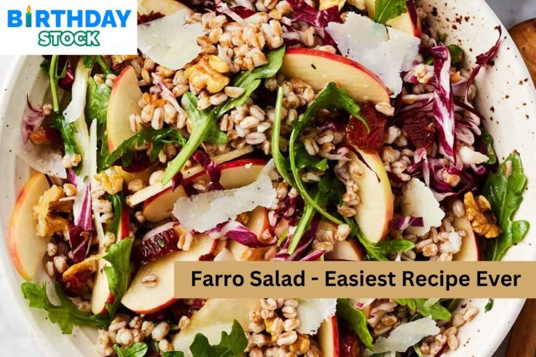 Farro Salad - Easiest Recipe Ever