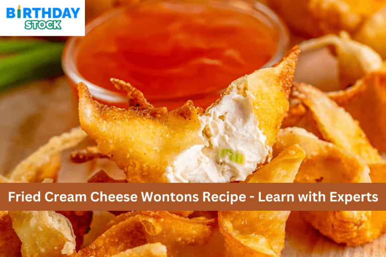 Fried Cream Cheese Wontons Recipe - Learn with Experts