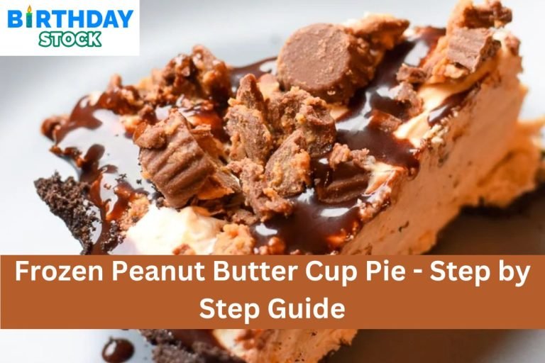 Frozen Peanut Butter Cup Pie - Step by Step Guide