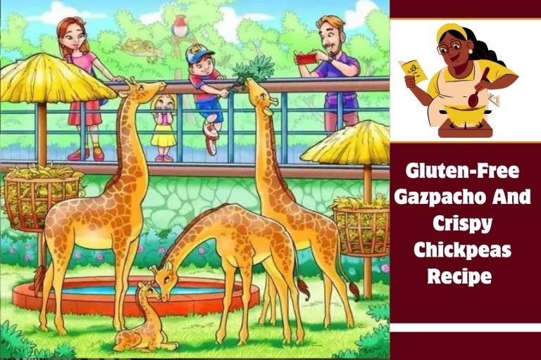 Gluten-Free Gazpacho And Crispy Chickpeas Recipe