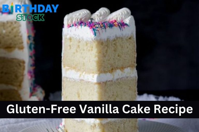 Gluten-Free Vanilla Cake Recipe