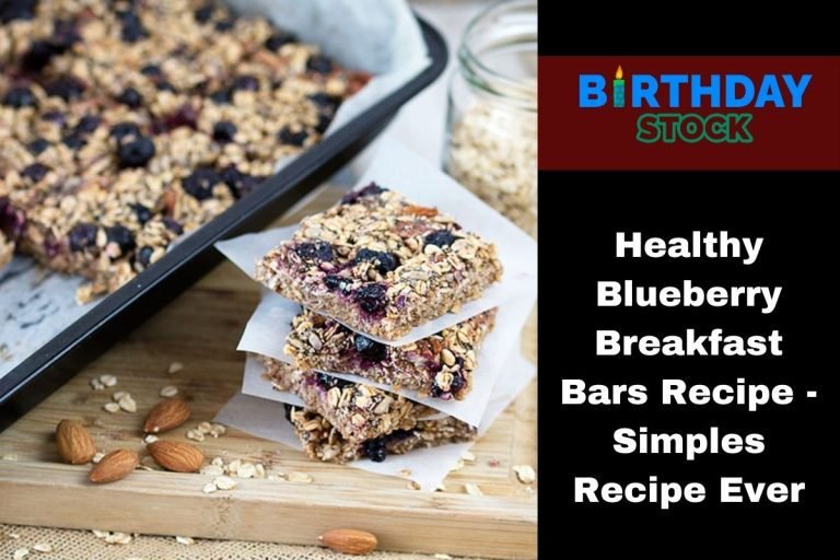 Healthy Blueberry Breakfast Bars Recipe - Simples Recipe Ever
