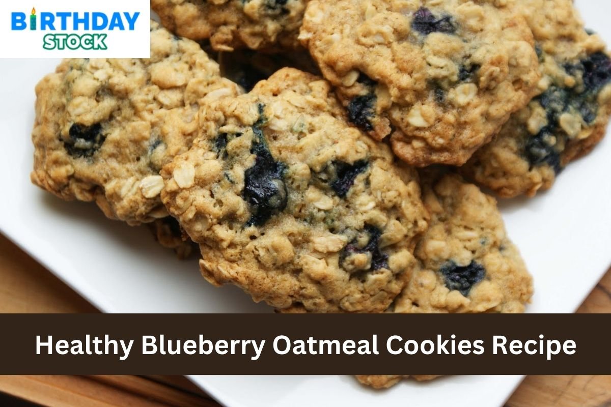 Healthy Blueberry Oatmeal Cookies Recipe