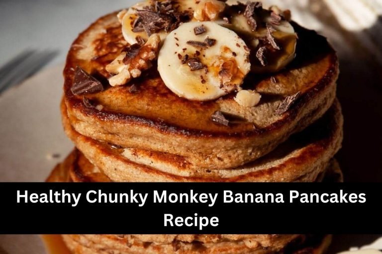 Healthy Chunky Monkey Banana Pancakes Recipe