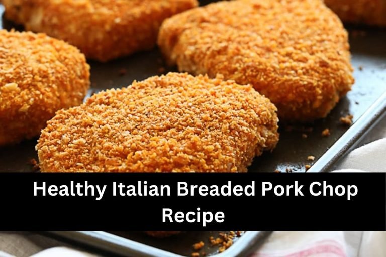 Healthy Italian Breaded Pork Chop Recipe