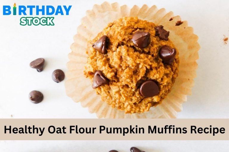 Healthy Oat Flour Pumpkin Muffins Recipe
